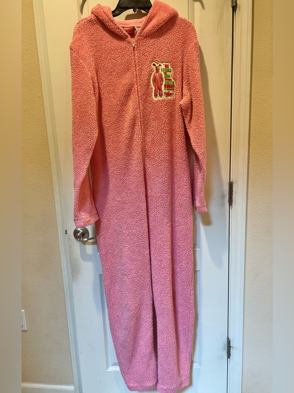 "Pink Nightmare" bunny suit from the classic holiday movie A Christmas Story L